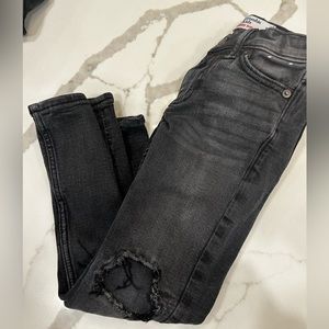 For Shannon. COPY - A&F Black/Gray Skinny Distressed Boys Jeans Size 5/6